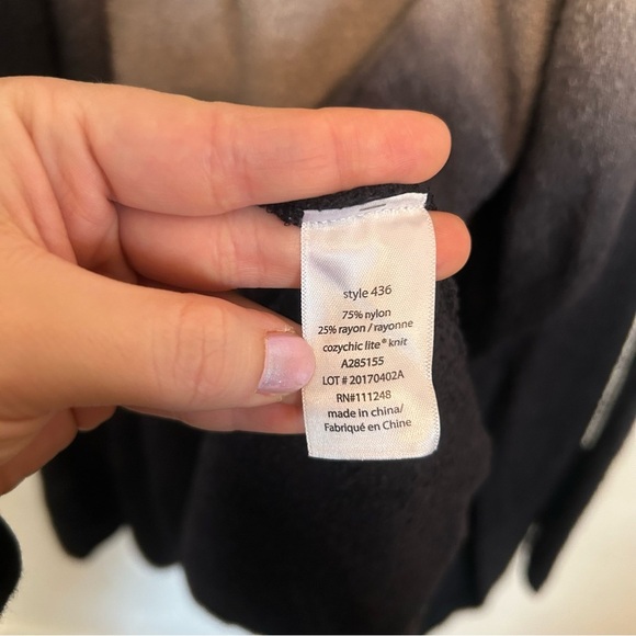 Barefoot Dreams Ombré Waterfall Cardigan Sweater - Picture 7 of 9